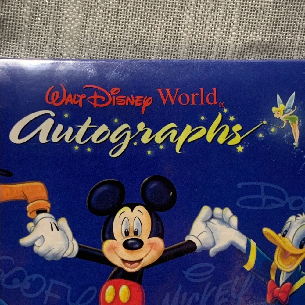 Vintage Walt Disney World Exclusive Official Autograph Book New Sealed Perfect